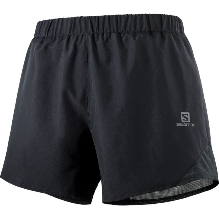 Black Salomon Cross Rebel 5'' Men's Shorts | PH 21560G